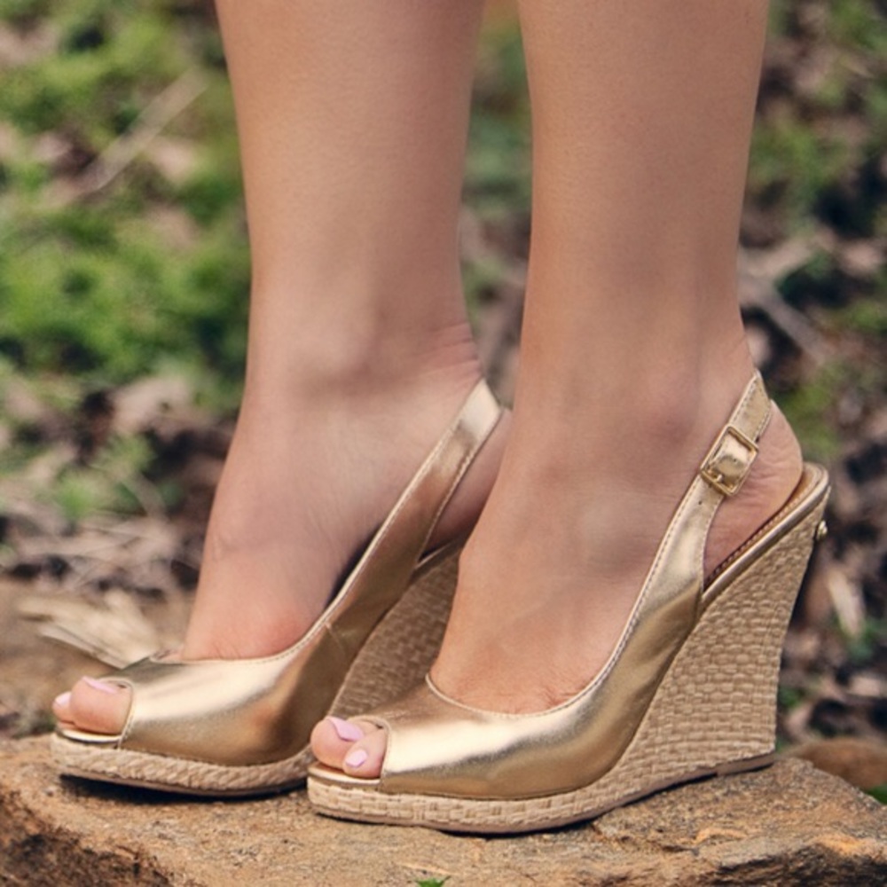Lilly Pulitzer Kristen Slingback Wedge Sandals